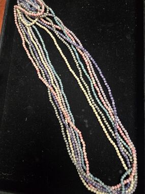 Multicolor Pastel Agate Layered Bead Necklaces - Women Jewelry